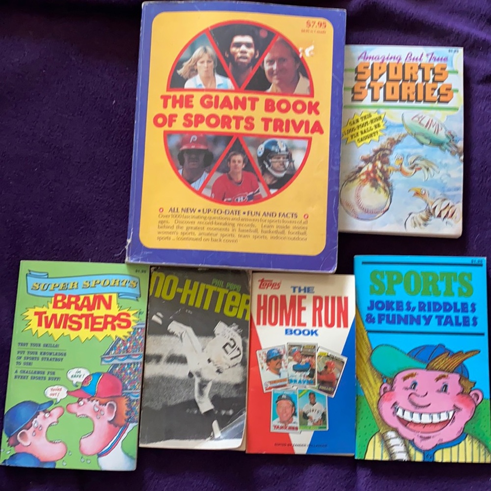 Vintage Sports Books- some Trivia
